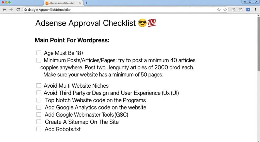Google AdSense Guide Requirements for Approval