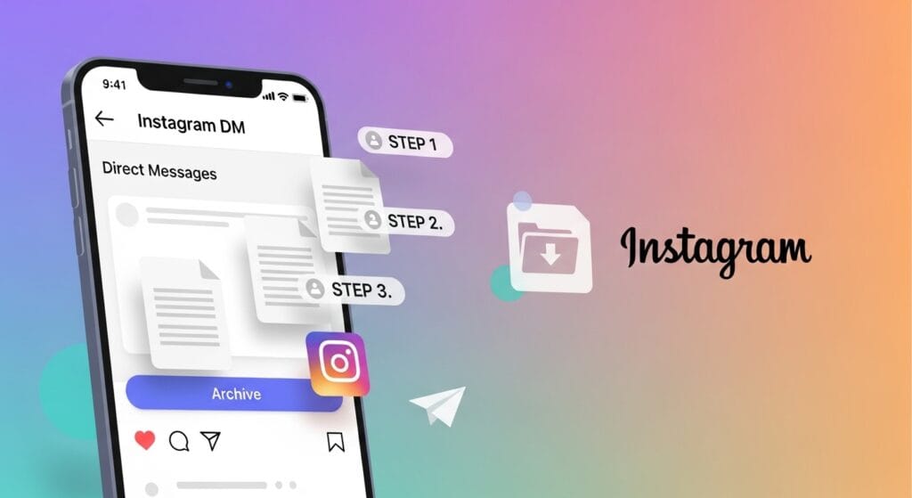 How to Archive Instagram Message