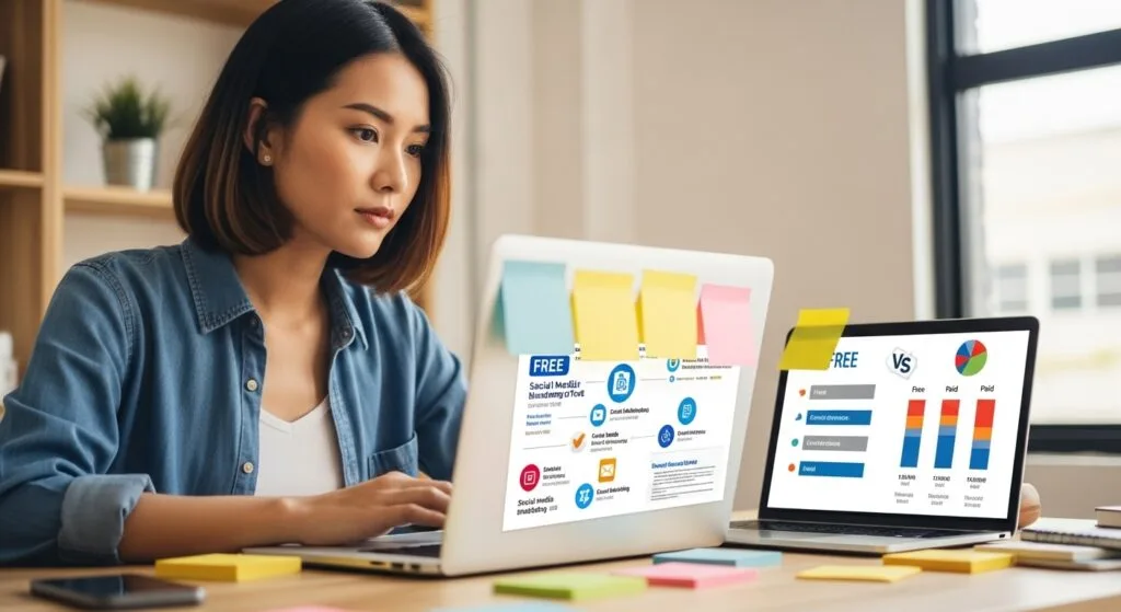 Small Business Marketing Free vs. Paid Tools