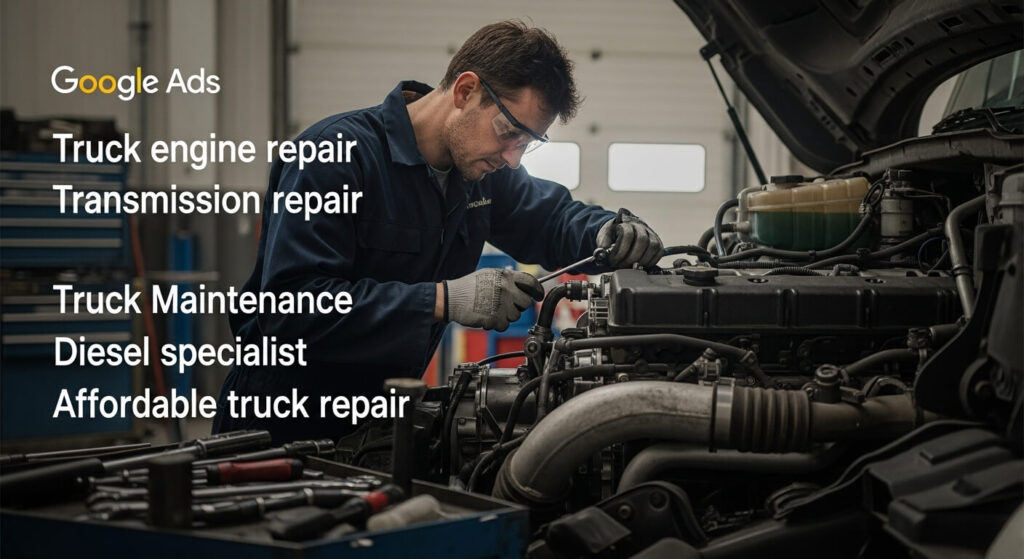 Google Ads for Car Dealerships Targeting Truck Repair