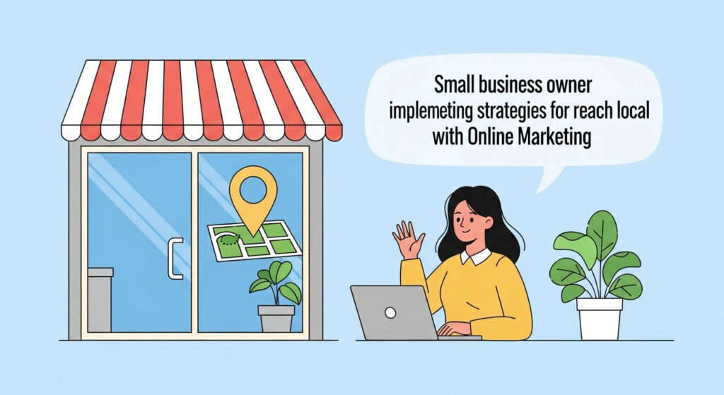 how to reach local customers with online marketing